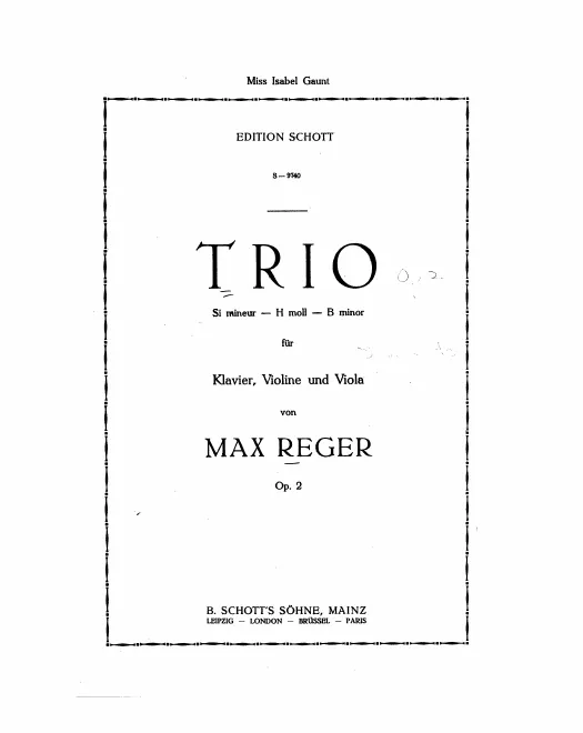 Piano Score