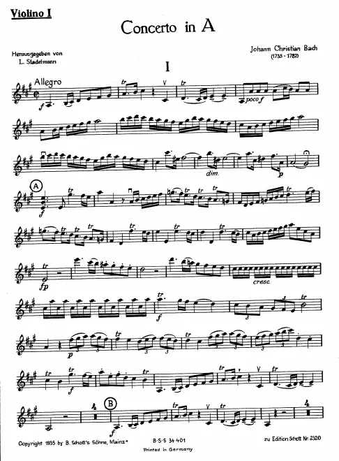 Violins I