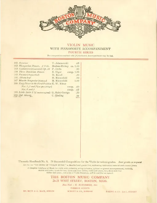 2. Alte Weise (Old Melody)