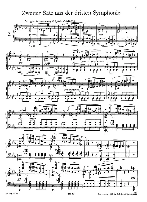 3. Zweiter Satz aus der dritten Symphonie