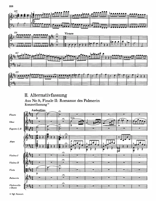 No.9, Finale 2: Romanze des Palmerin (Concert Version)