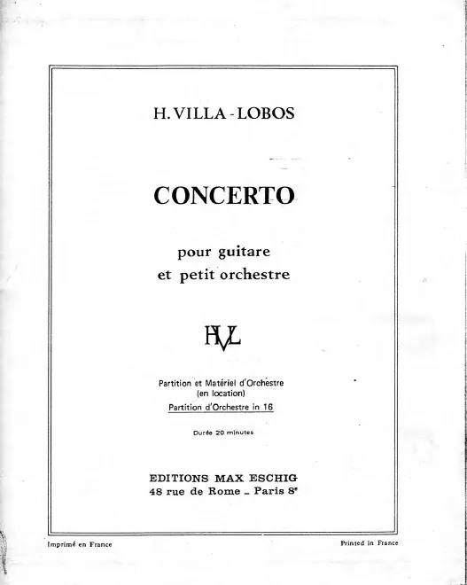 Complete Score (W501)