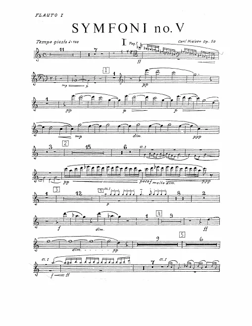 Flute 1, 2, 3/Piccolo