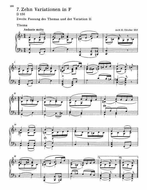 Theme and Variation II (2nd Version)