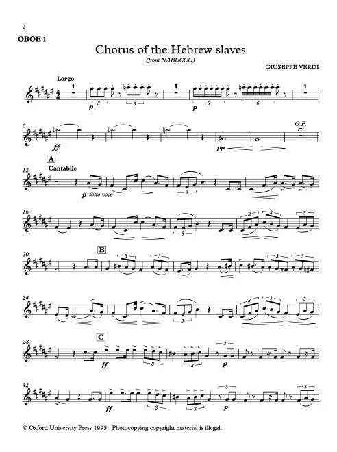 Oboe 1, 2