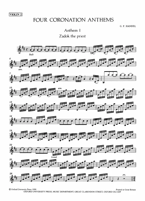 Violins II