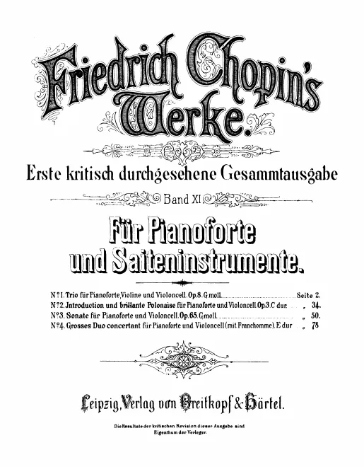 Band XI. Für Pianoforte und Saiteninstrumente