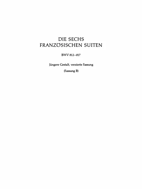 Complete Score (Version B, Earlier Version)