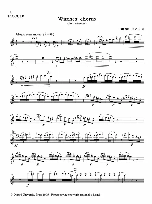 Flute, Piccolo