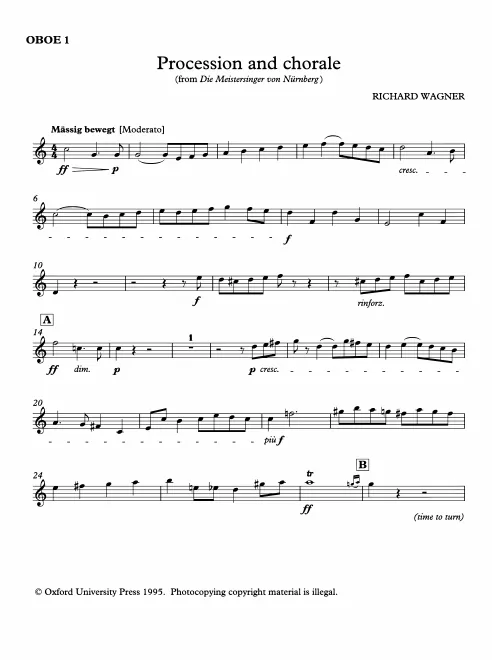 Oboe 1, 2