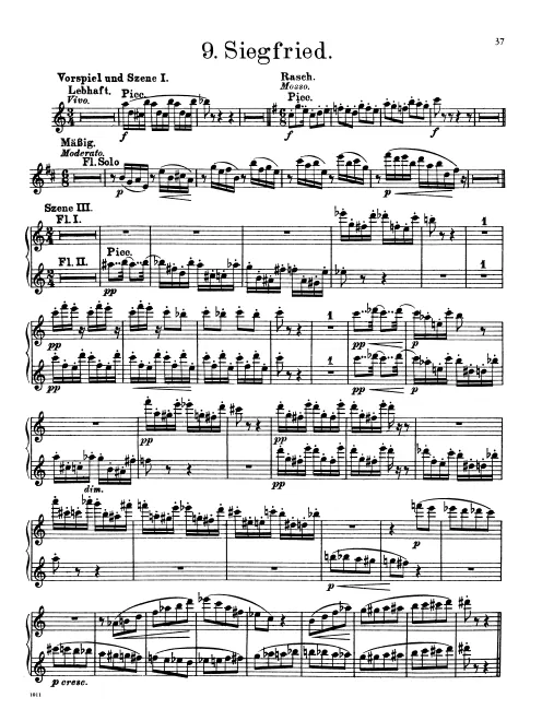 Piccolo/Flute 1/Flute 2