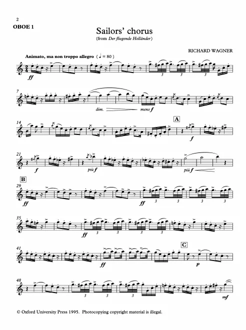 Oboe 1, 2