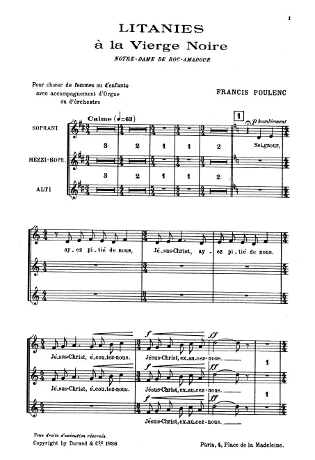 Choral Score