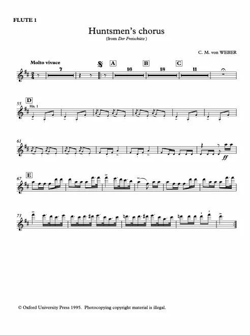 Flute 1, 2
