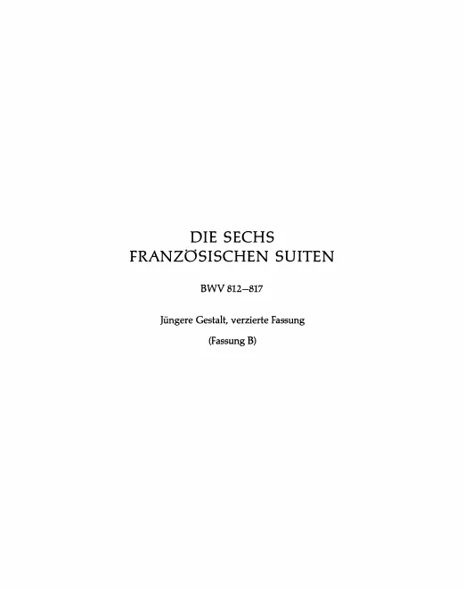 Complete Score (Version B, Earlier Version)