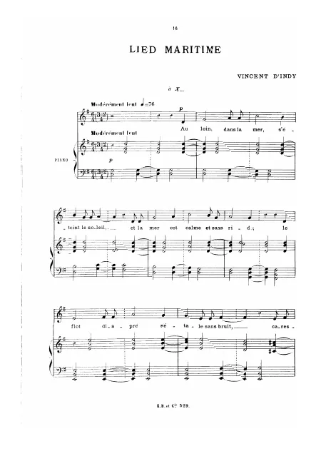 Complete Score (G major)