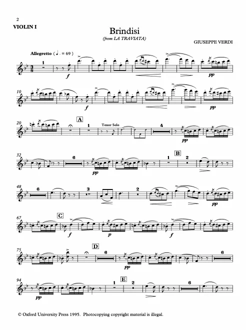 Violins I