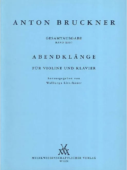 XII/7. Abendklänge für Violine und Klavier