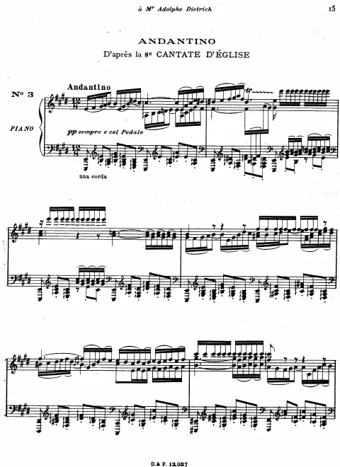 3. Andantino after Cantata No.8
