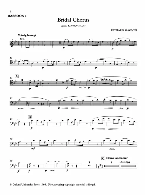Bassoon 1, 2, 3