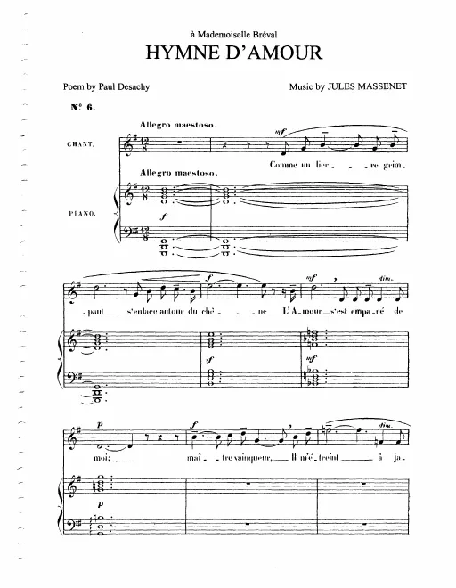 Complete Score (G Major: medium or high voice and piano)
