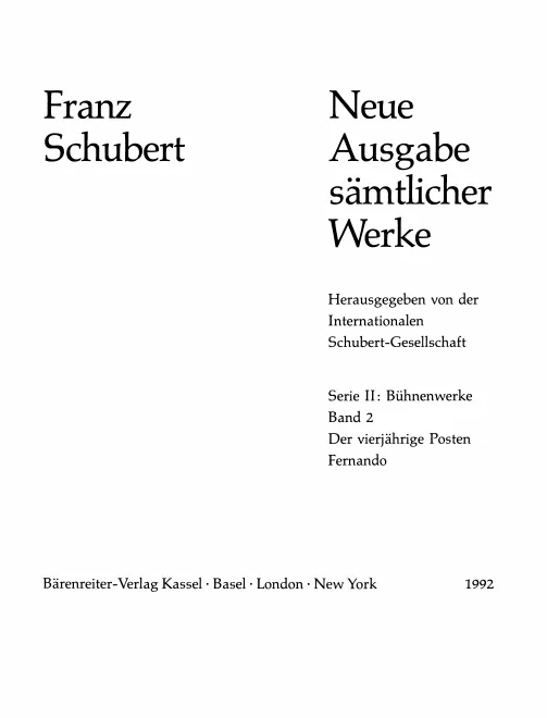 2. Der vierjährige Posten. Fernando