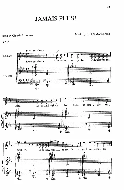 Complete Score (E Major: medium or high voice and piano)