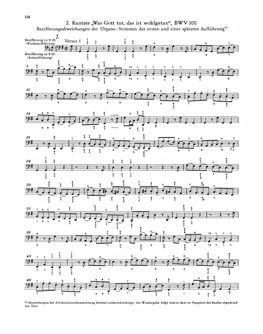 Anhang: Continuo (Organ)