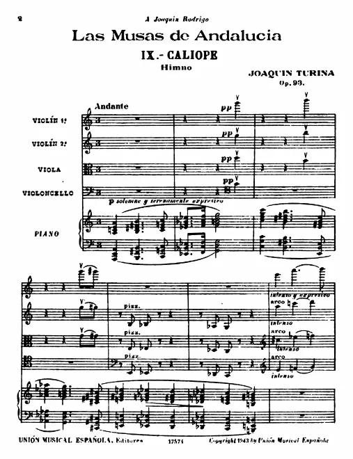 9. Calíope - score, parts
