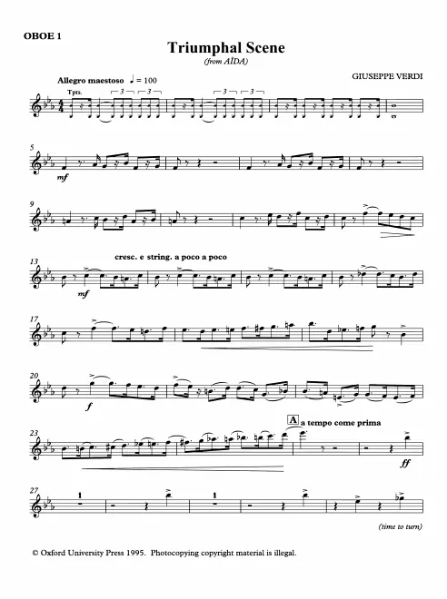 Oboe 1, 2