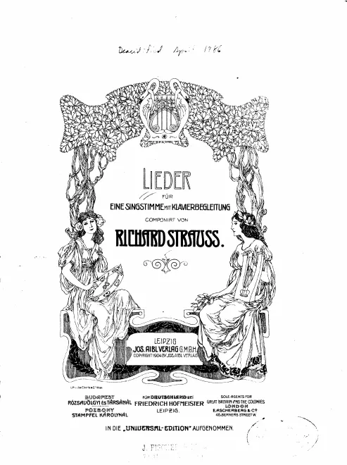 Complete Score (Original, High Voice, )