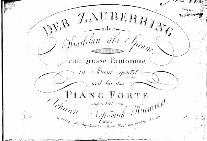 Complete piano score