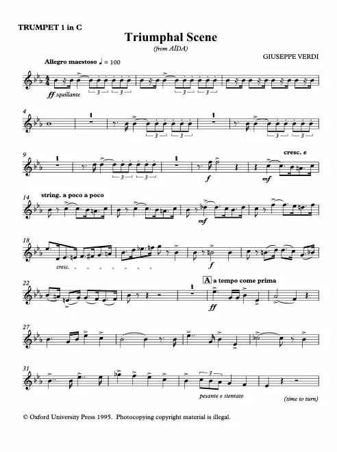 Trumpet 1, 2, 3 (C)