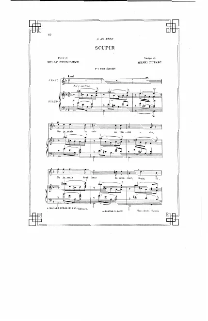 Complete Score (Original key, high voice)
