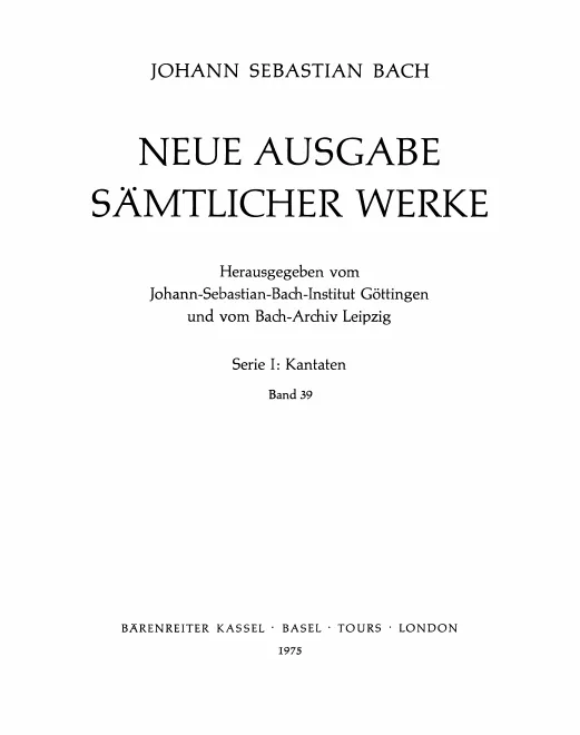 39. Festmusiken für Leipziger Rats- und Schulfeiern Huldigungsmusiken für Adelige und Bürger