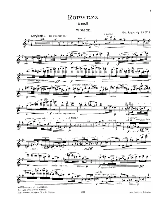 Violin part
