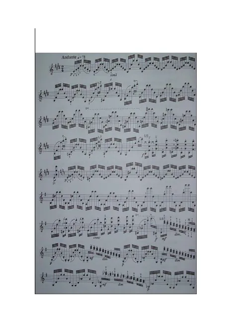 1. Caprice in , 'L'arpeggio'