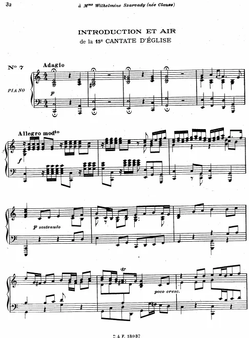 7. Introduction and Air from Cantata No.15