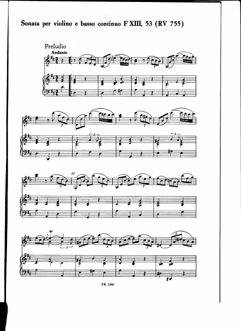 Score and parts