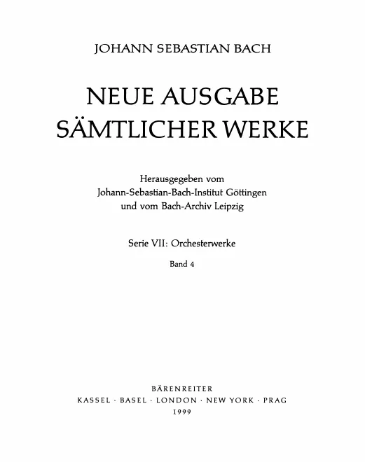 4. Konzerte für Cembalo