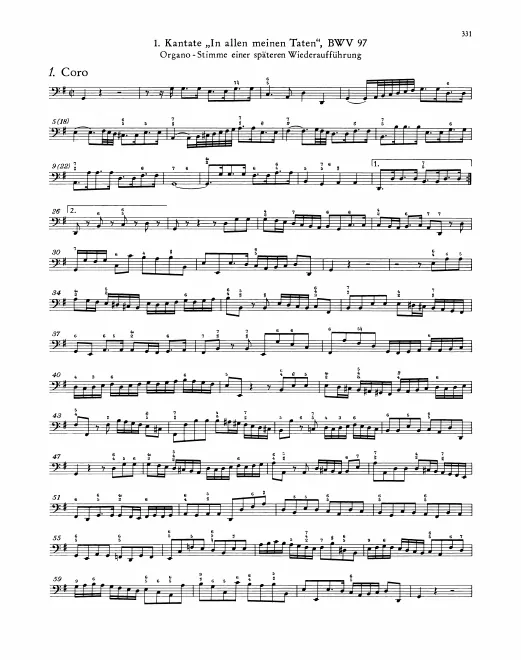 Anhang: Continuo (Organ)