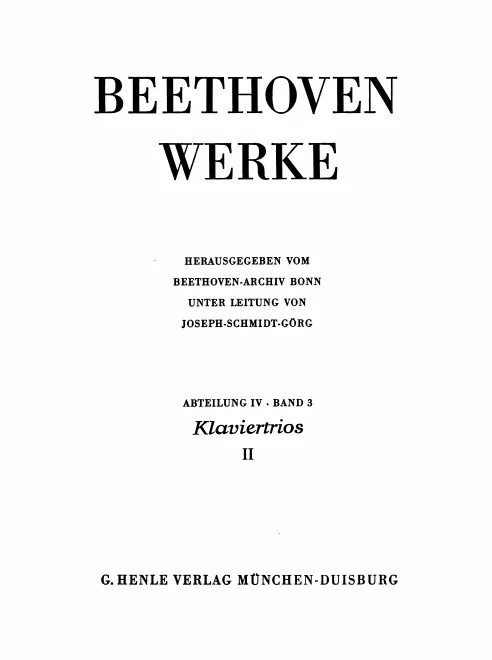 3. Klaviertrios II