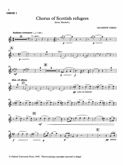 Oboe 1, 2