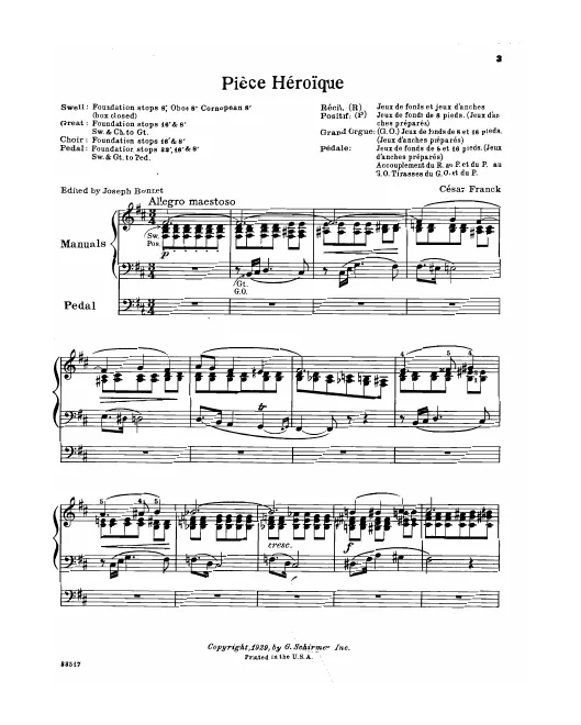 3. Pièce héroïque