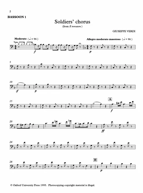 Bassoon 1, 2