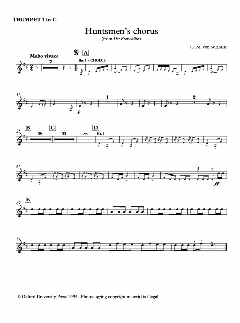 Trumpet 1, 2 (C)