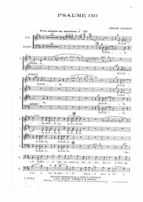 Choral Score