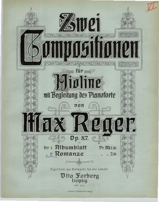 Piano score