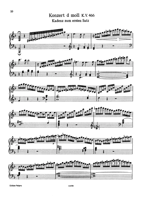 Concerto in D minor, K.466