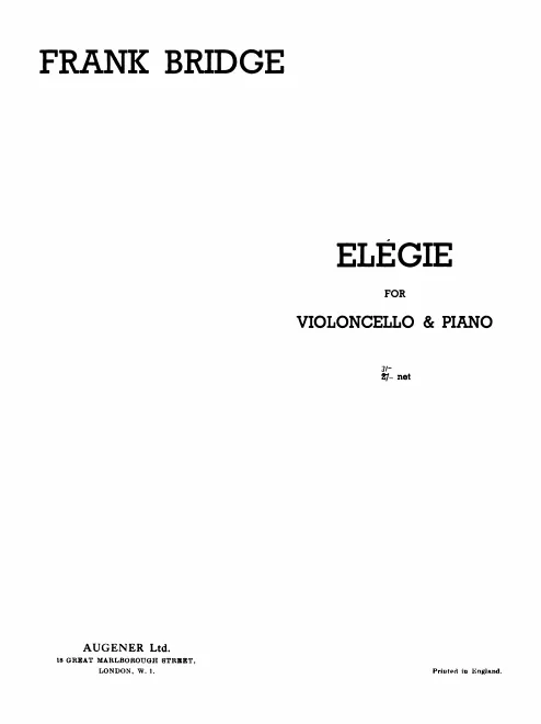 Complete Score and Cello Part